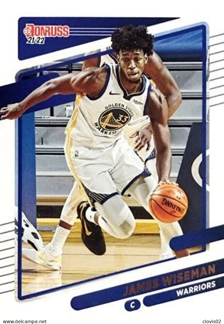 115 James Wiseman - Golden State Warriors - Carte Panini NBA Donruss 2021-2022 - Other & Unclassified