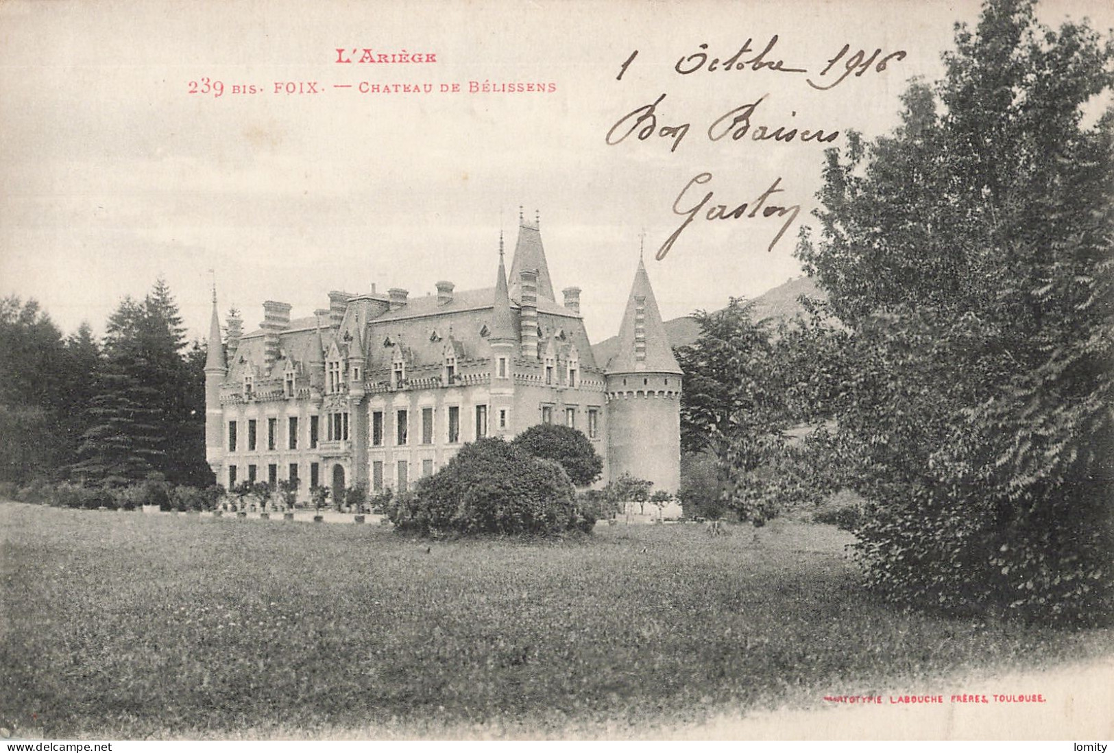 09 Foix Chateau De Belissens CPA - Foix