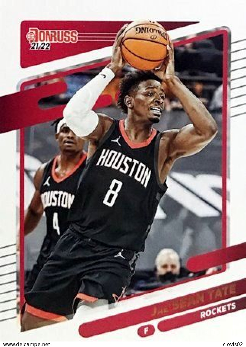 120 Jae'Sean Tate - Houston Rockets - Carte Panini NBA Donruss 2021-2022 - Autres & Non Classés