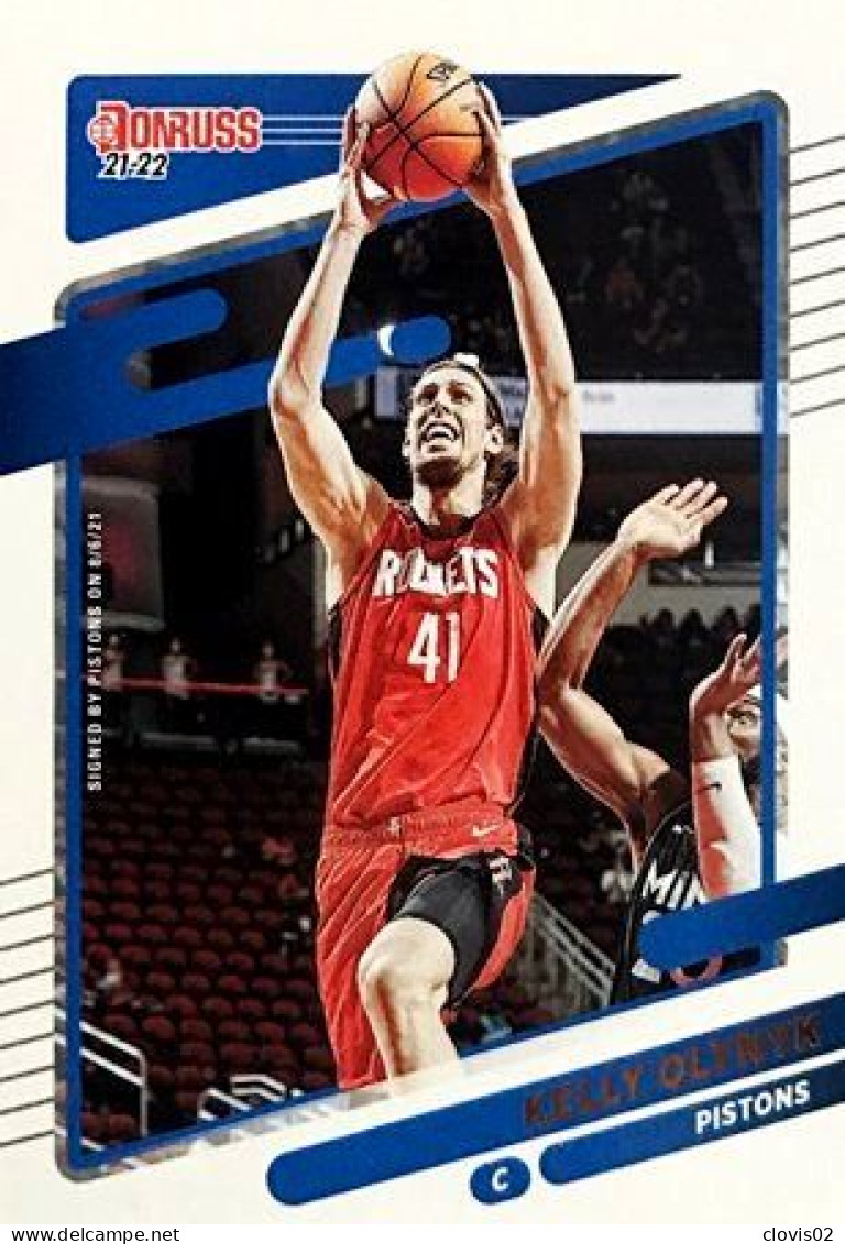 122 Kelly Olynyk - Detroit Pistons - Carte Panini NBA Donruss 2021-2022 - Otros & Sin Clasificación