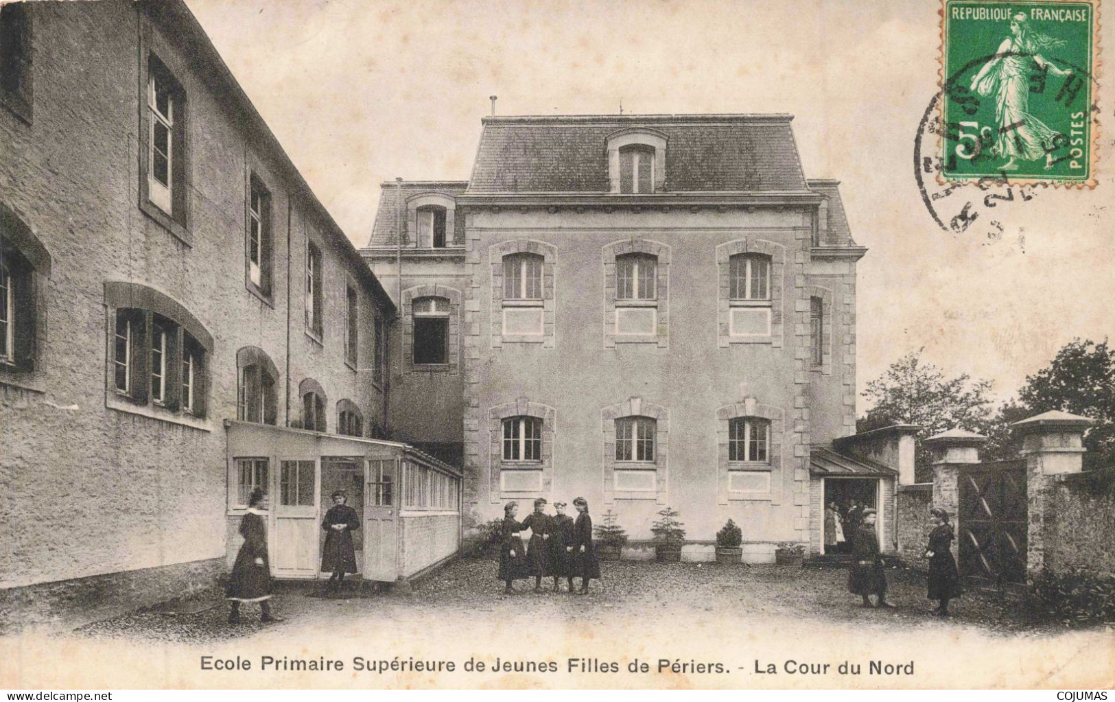 50 - PERIERS _S28918_ Ecole Primaire Supérieure De Jeunes Filles - La Cour Du Nord - Other & Unclassified