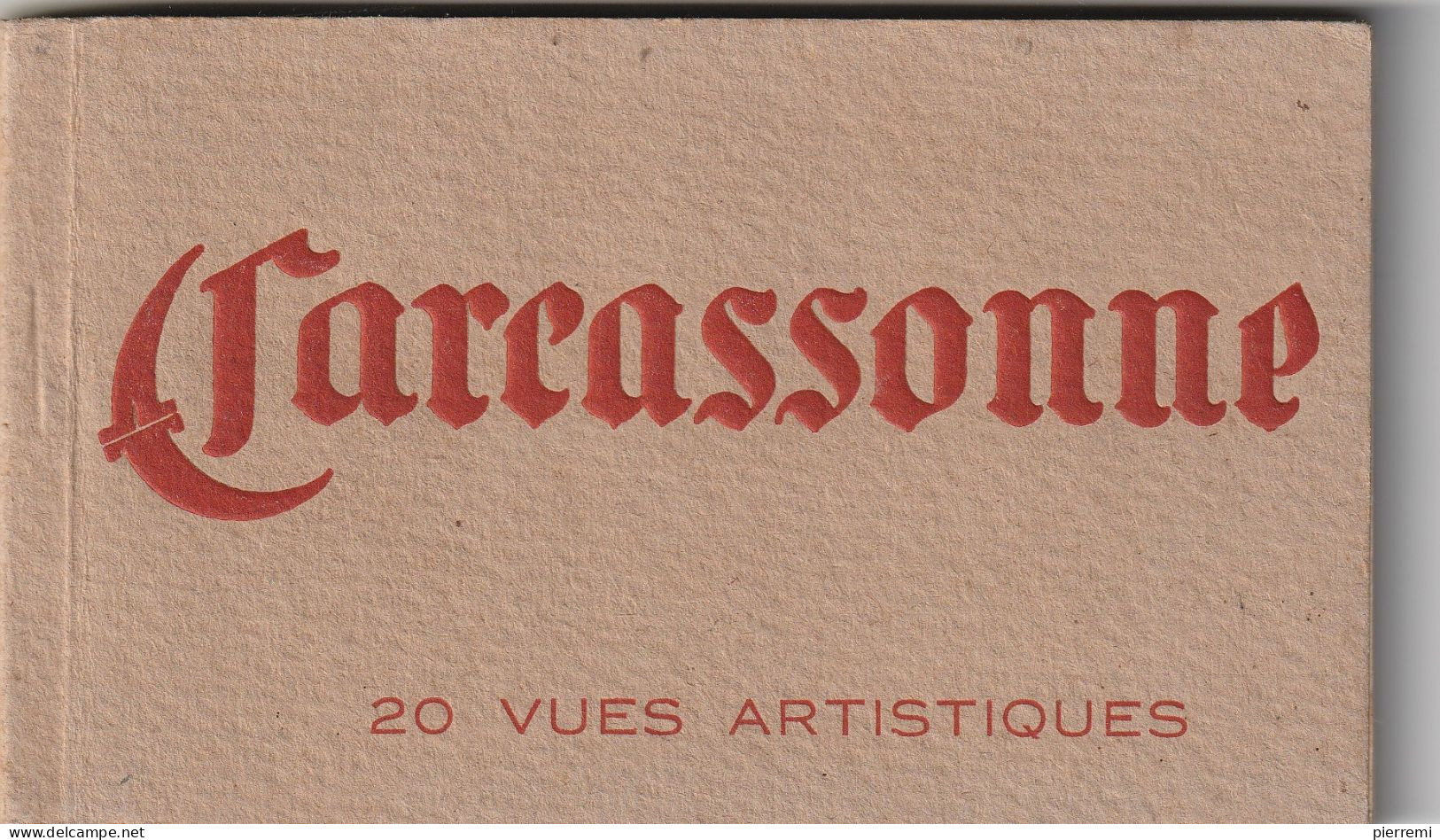 Carcassonne Carnet De 20 Cartes Edit Des Arts Photomecaniques - Kastelen