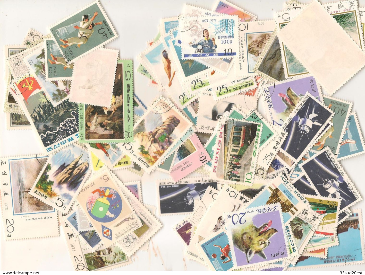 20 Grammes De Timbres De Corée Du Nord - Lots & Kiloware (mixtures) - Max. 999 Stamps