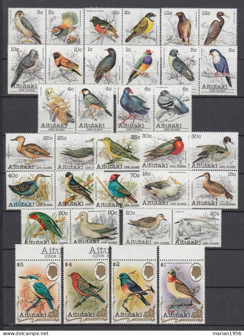 Aitutaki 1981 - OISEAUX - Serie Complete  - MNH - Michel 140,00 Eur. - Other & Unclassified