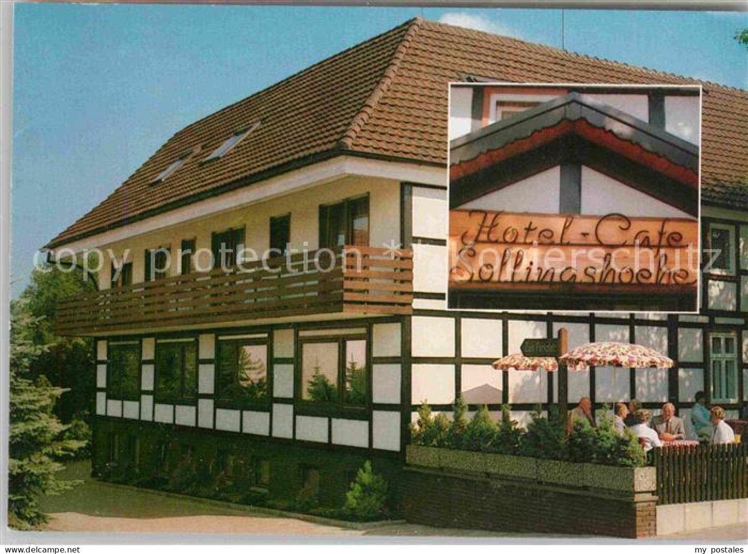 72715492 Holzminden Weser Klappkarte Hotel Cafe Sollingshoehe Holzminden - Holzminden
