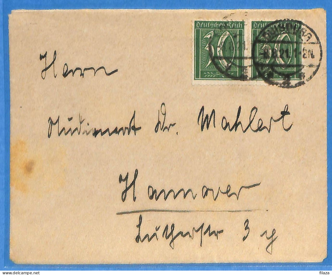 Allemagne Reich 1921 - Lettre De Duisburg - G33419 - Lettres & Documents