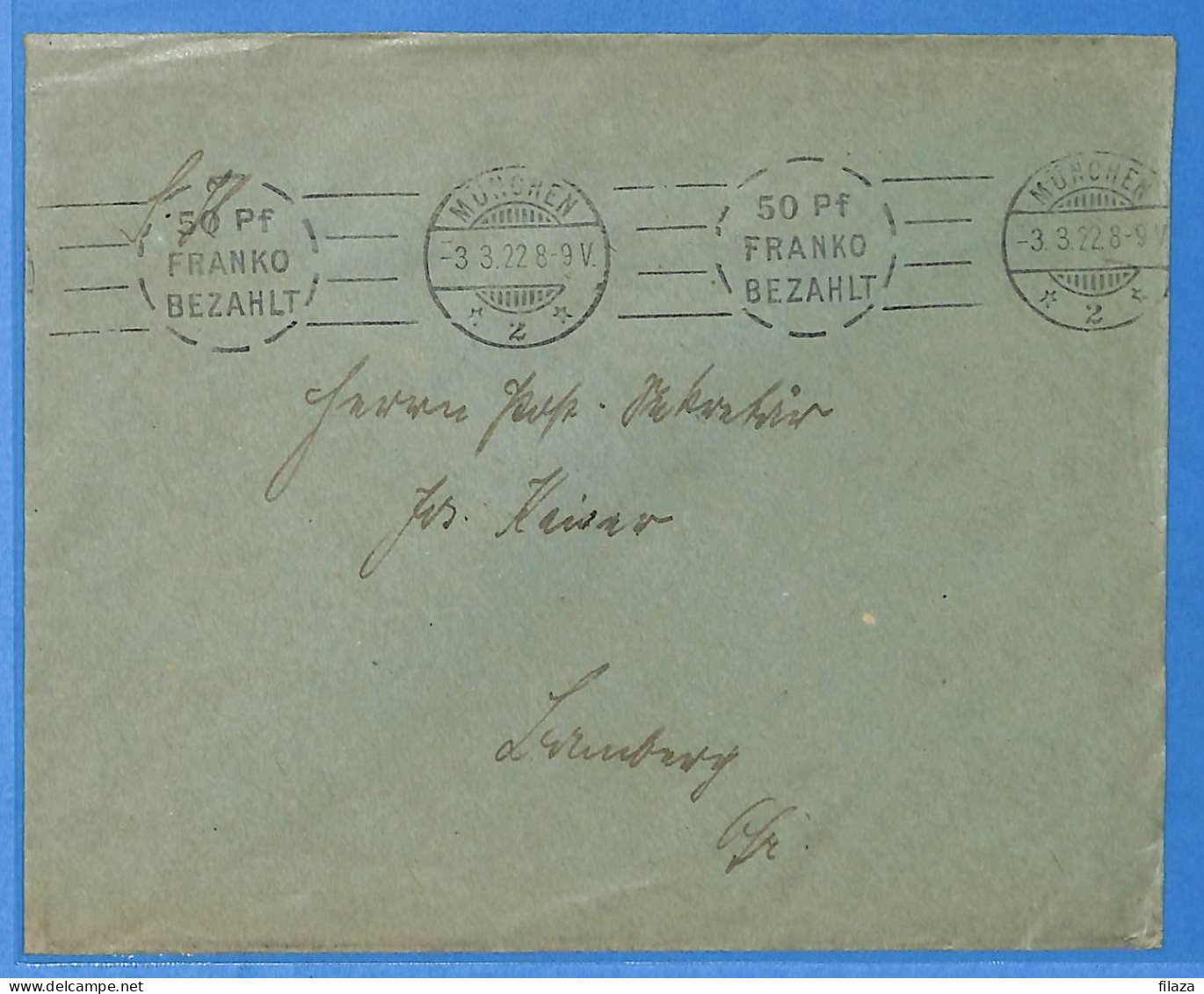 Allemagne Reich 1922 - Lettre De Munchen - G33410 - Lettres & Documents