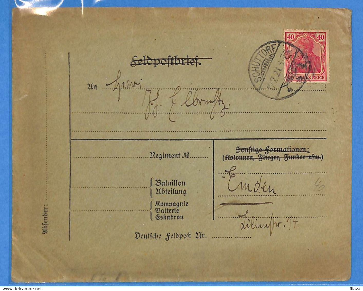 Allemagne Reich 1921 - Lettre De Schuttorf - G33405 - Briefe U. Dokumente