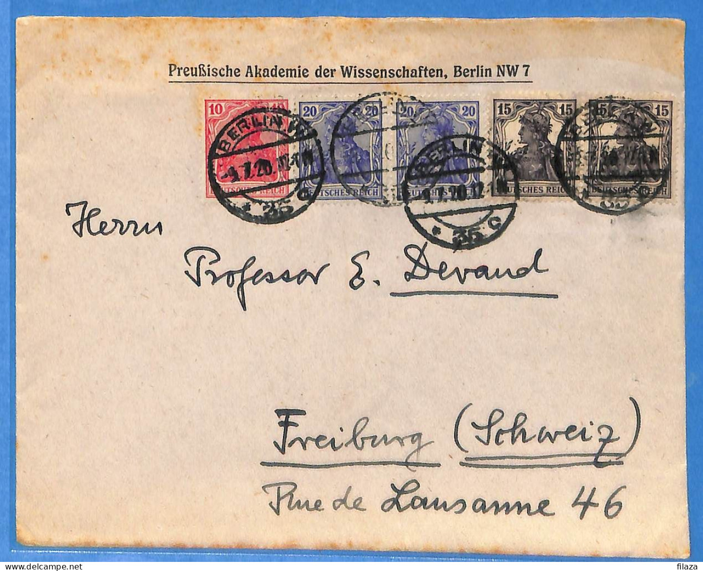 Allemagne Reich 1920 - Lettre De Berlin - G33392 - Briefe U. Dokumente