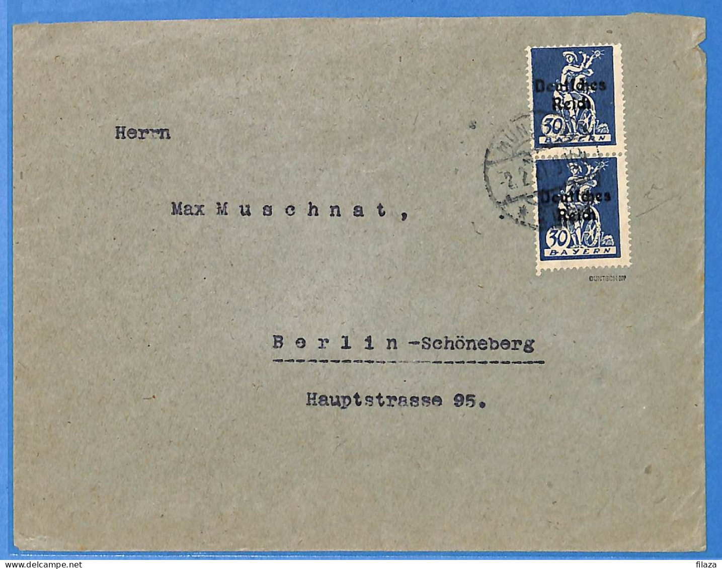 Allemagne Reich 1921 - Lettre De Munchen - G33398 - Lettres & Documents