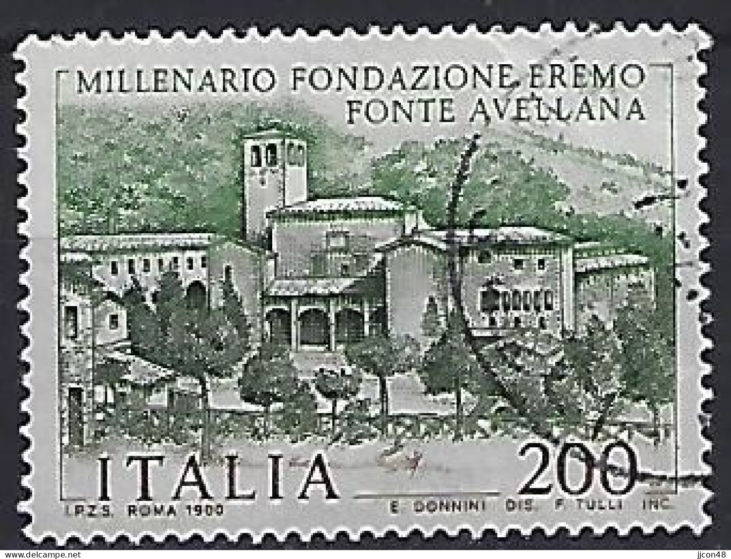 Italy 1980  1000 Jahre Kloster Fonte Avellana (o) Mi.1700 - 1971-80: Oblitérés