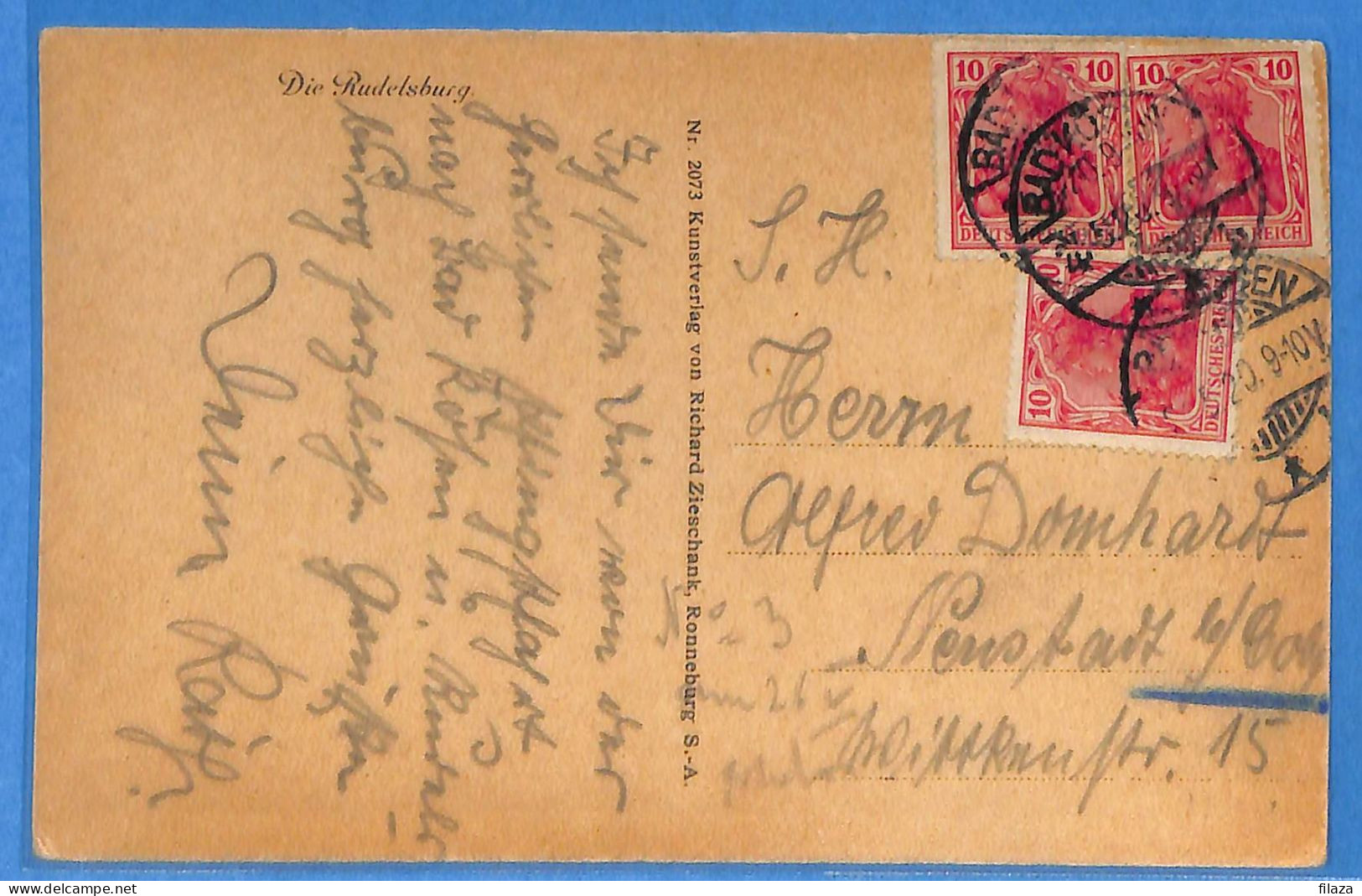 Allemagne Reich 1920 - Carte Postale De Bad Kösen (Naumburg) - G33371 - Brieven En Documenten