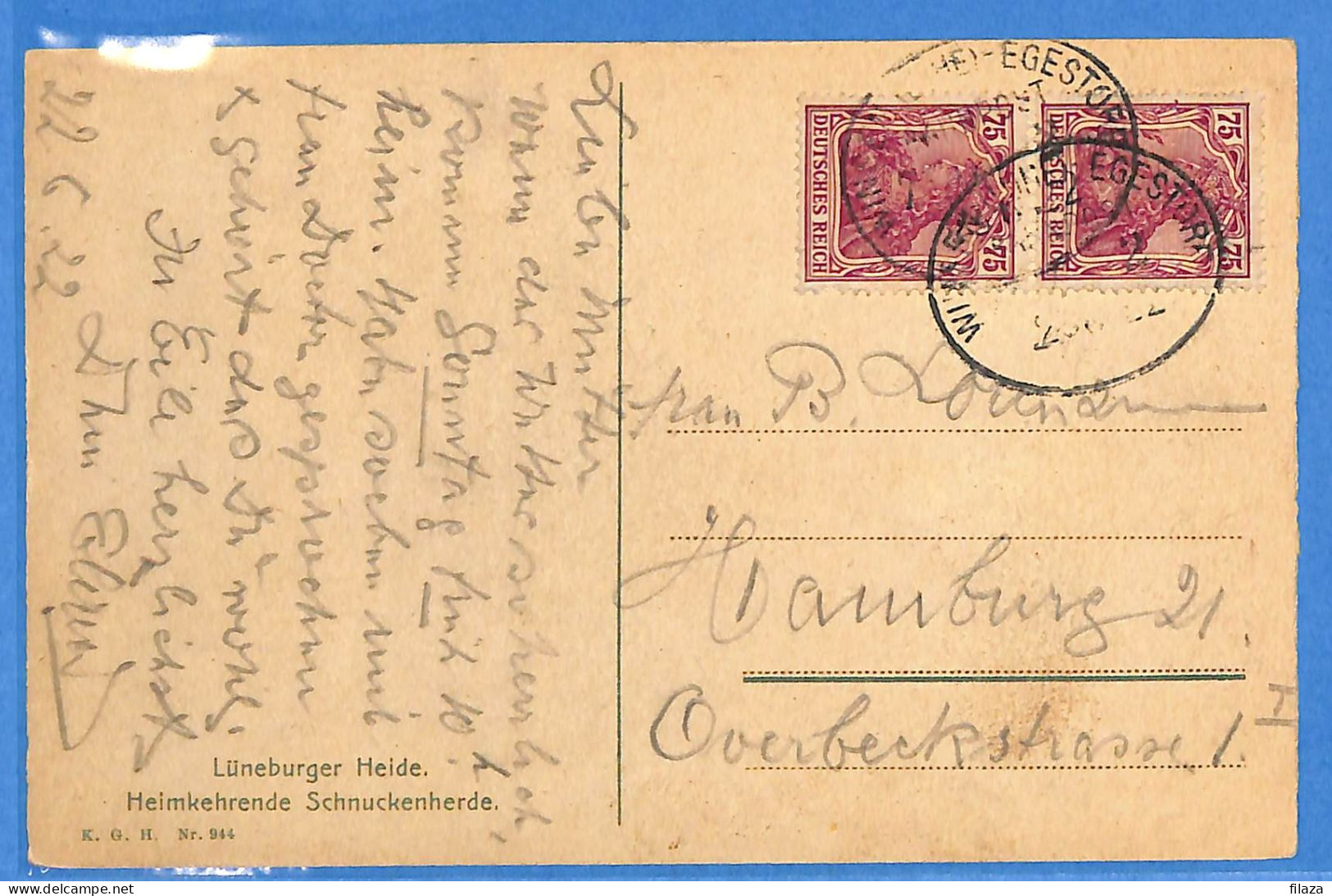 Allemagne Reich 1922 - Carte Postale De Wien Bahnpost - G33357 - Storia Postale