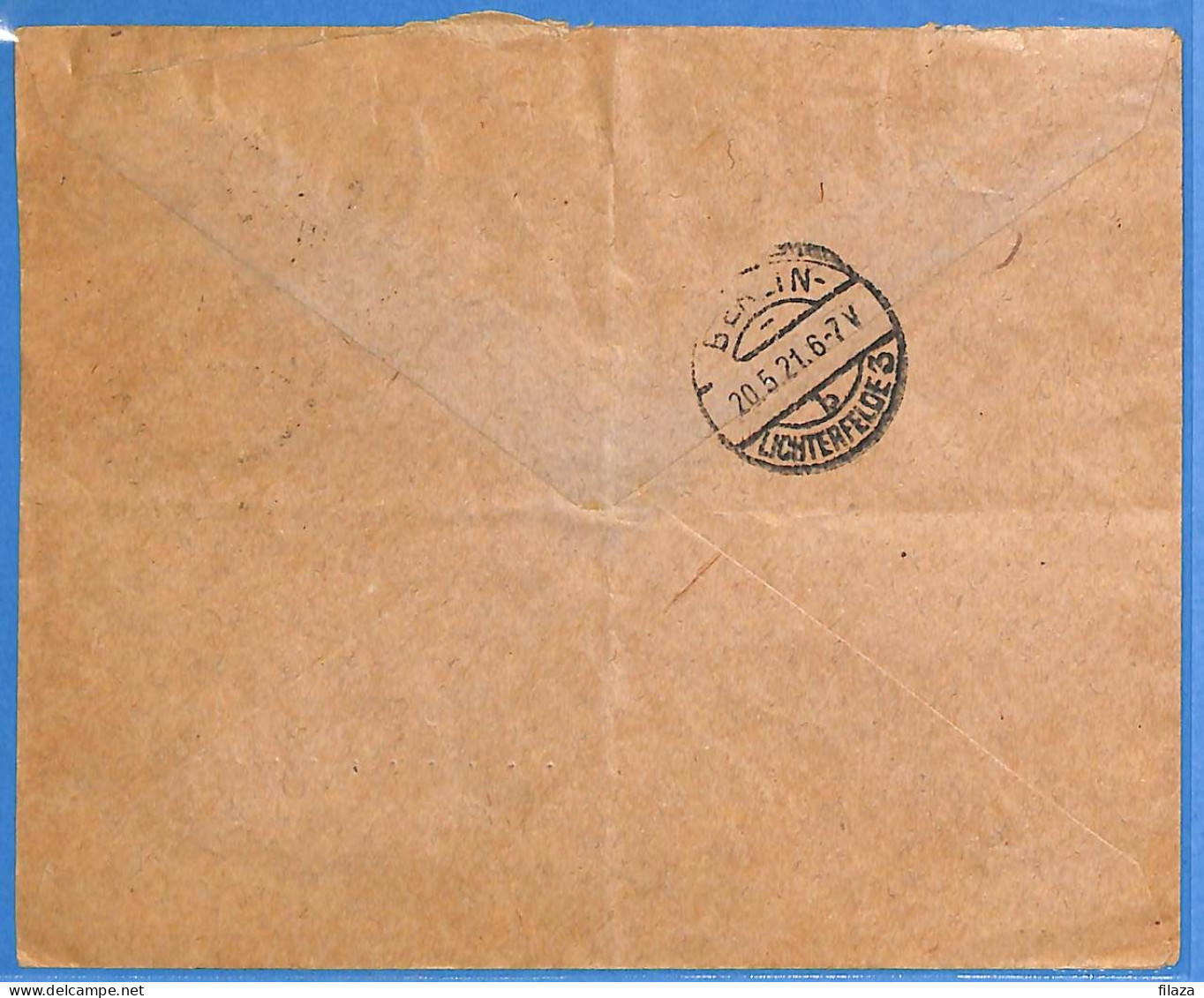 Allemagne Reich 1921 - Lettre Einschreiben De Berlin - G33353 - Briefe U. Dokumente