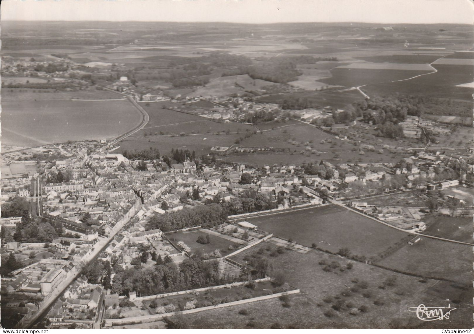 MAGNY-en-VEXIN (95) Vue Aérienne De Magny Et Ses Environs  CPSM GF - Magny En Vexin