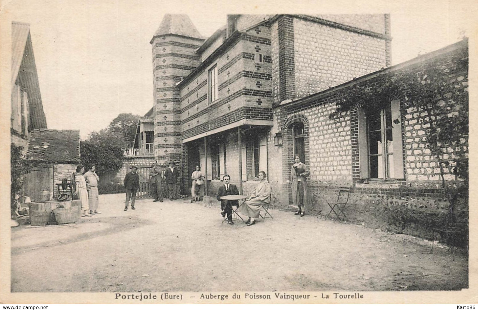 Portejoie Porte Joie * Auberge Du Poisson Vainqueur , La Tourelle * Commerce Villageois - Autres & Non Classés