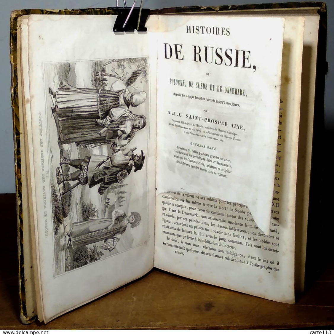 CASSÉ DE SAINT-PROSPER Antoine-Jean - HISTOIRES DE RUSSIE, DE POLOGNE, DE SUEDE ET DE DANEMARK, DEPUIS LES - 1801-1900
