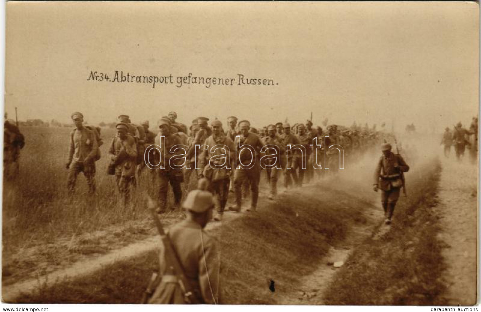 T2/T3 1917 Abtransport Gefangener Russen / WWI German And Austro-Hungarian K.u.K. Military, Transport Of Russian POWs (p - Unclassified