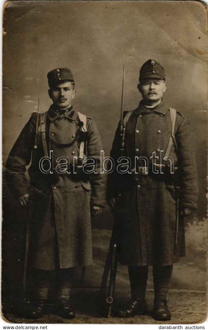 * T3 1917 Osztrák-magyar Katonák / WWI Austro-Hungarian K.u.K. Military, Soldiers. Photo (Rb) - Unclassified