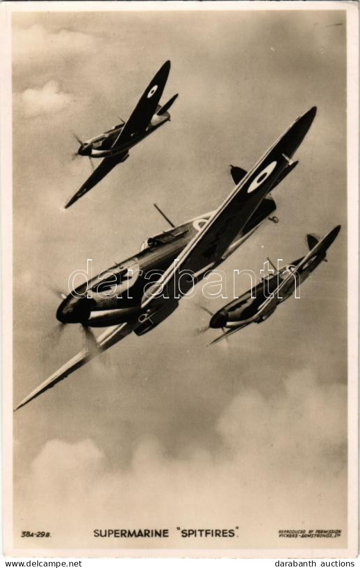 ** T2/T3 Supermarine Spitfires. British Single-seat Fighter Aircrafts - Unclassified