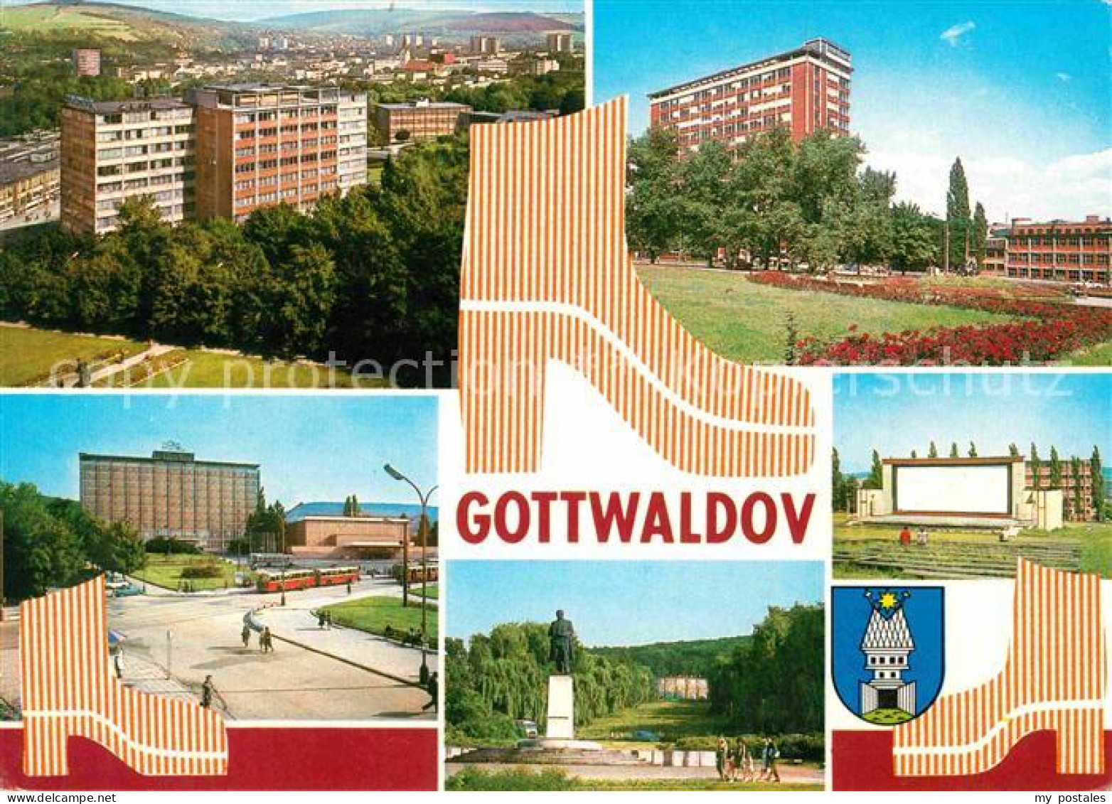 72714784 Gottwaldov Tschechien Obchodni Dum Prior Namesti Prace S Administrativn - Tschechische Republik