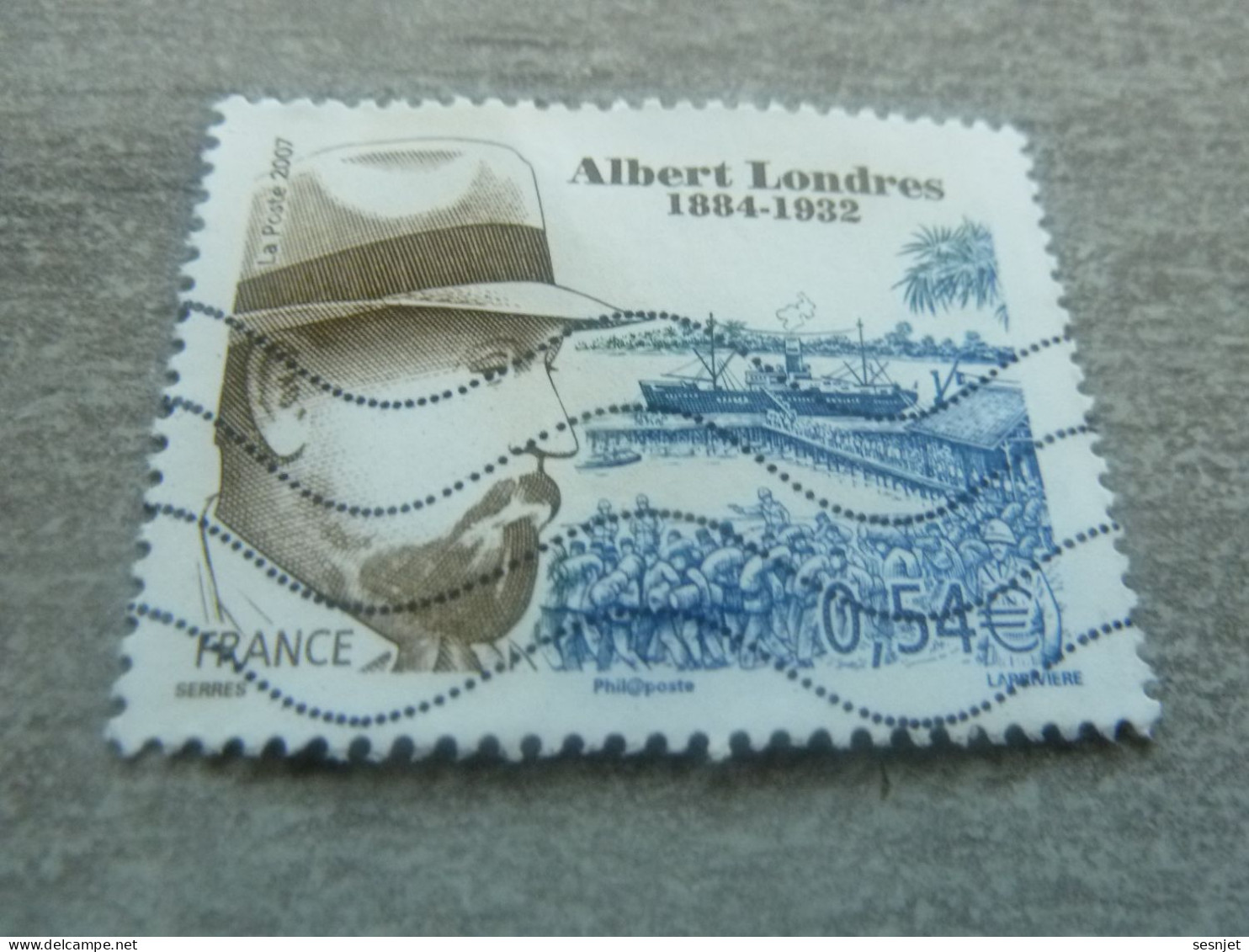 Albert Londres (1884-1932) Journaliste - 0.54 € - Yt 4027 - Multicolore - Oblitéré - Année 2007 - - Used Stamps