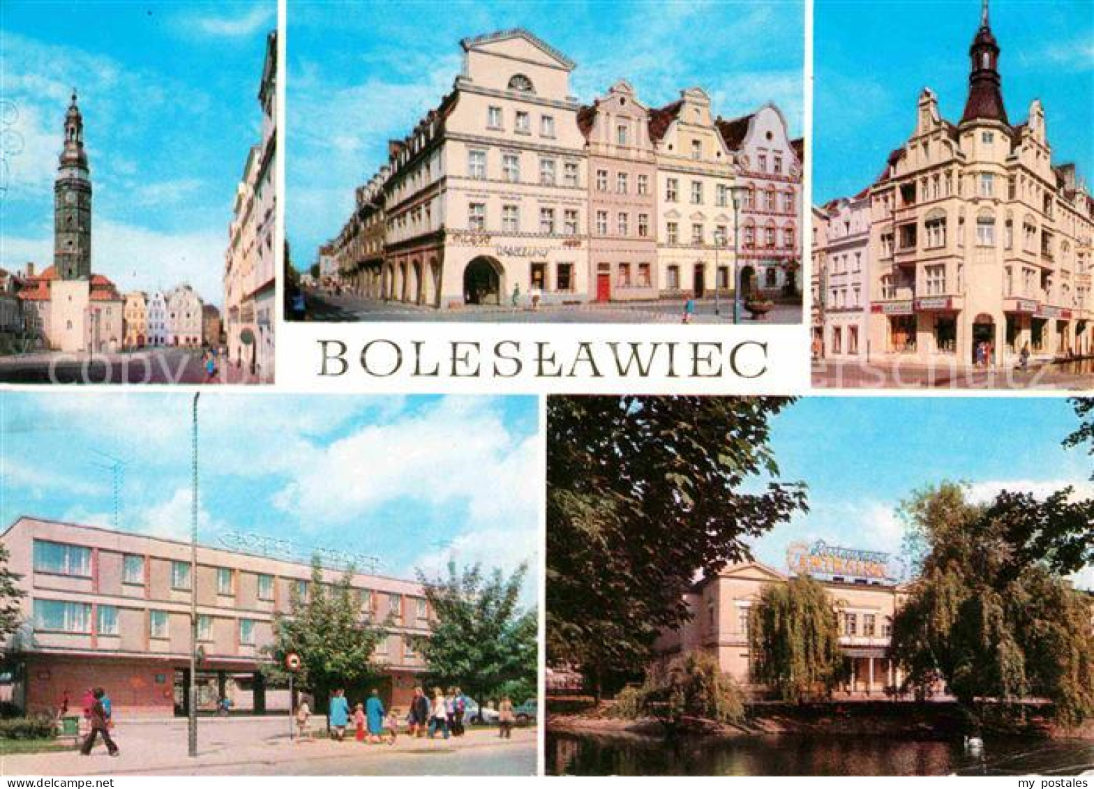 72714723 Boleslawiec Bunzlau Rynek Hotel Piast Restauracja Centralna Boleslawiec - Polonia