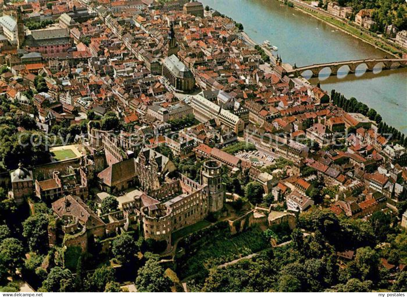 72714702 Heidelberg Neckar Fliegeraufnahme Mit Schloss Heidelberg - Heidelberg