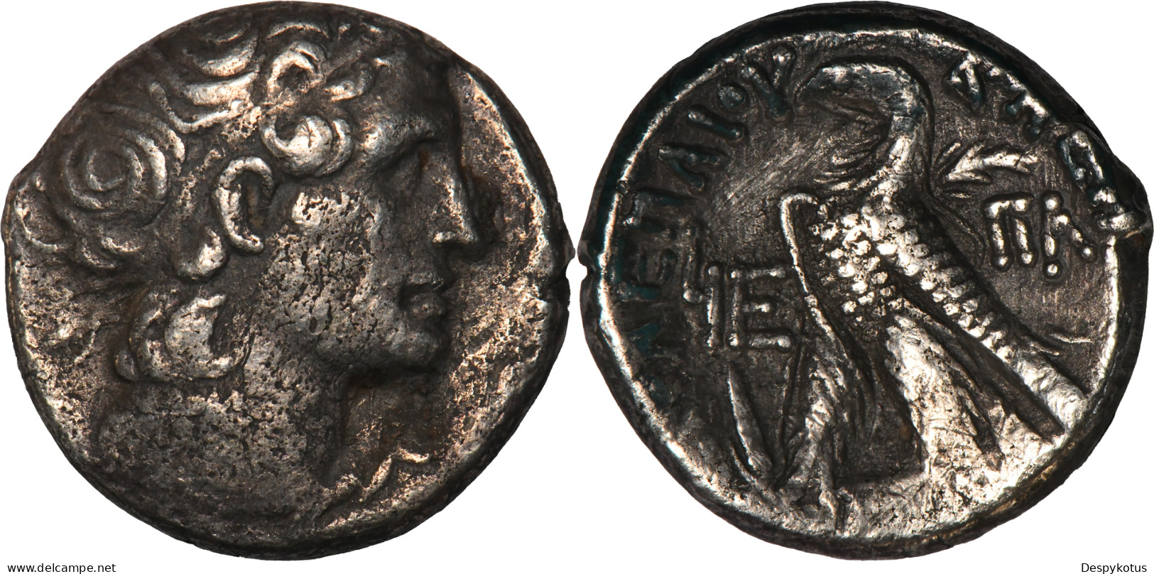 GRECE ANTIQUE - Tetradrachme - EGYPTE, Alexandrie - Cléopatre VII / Ptolémée XV - TRES RARE - 19-270 - Griechische Münzen