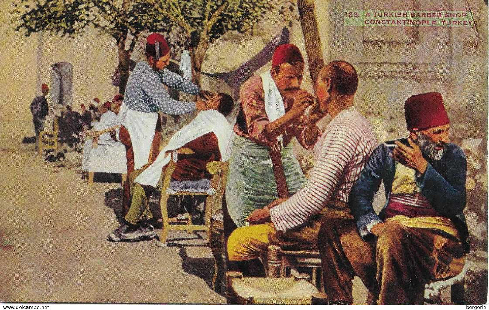 E/ 01        -   Turquie    - Constantinople     -   Barber Shop - Türkei