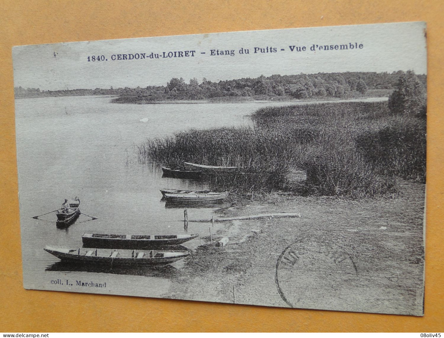 CERDON -- Etang Du Puits - Vue D'ensemble - Homme En Barque - Andere & Zonder Classificatie