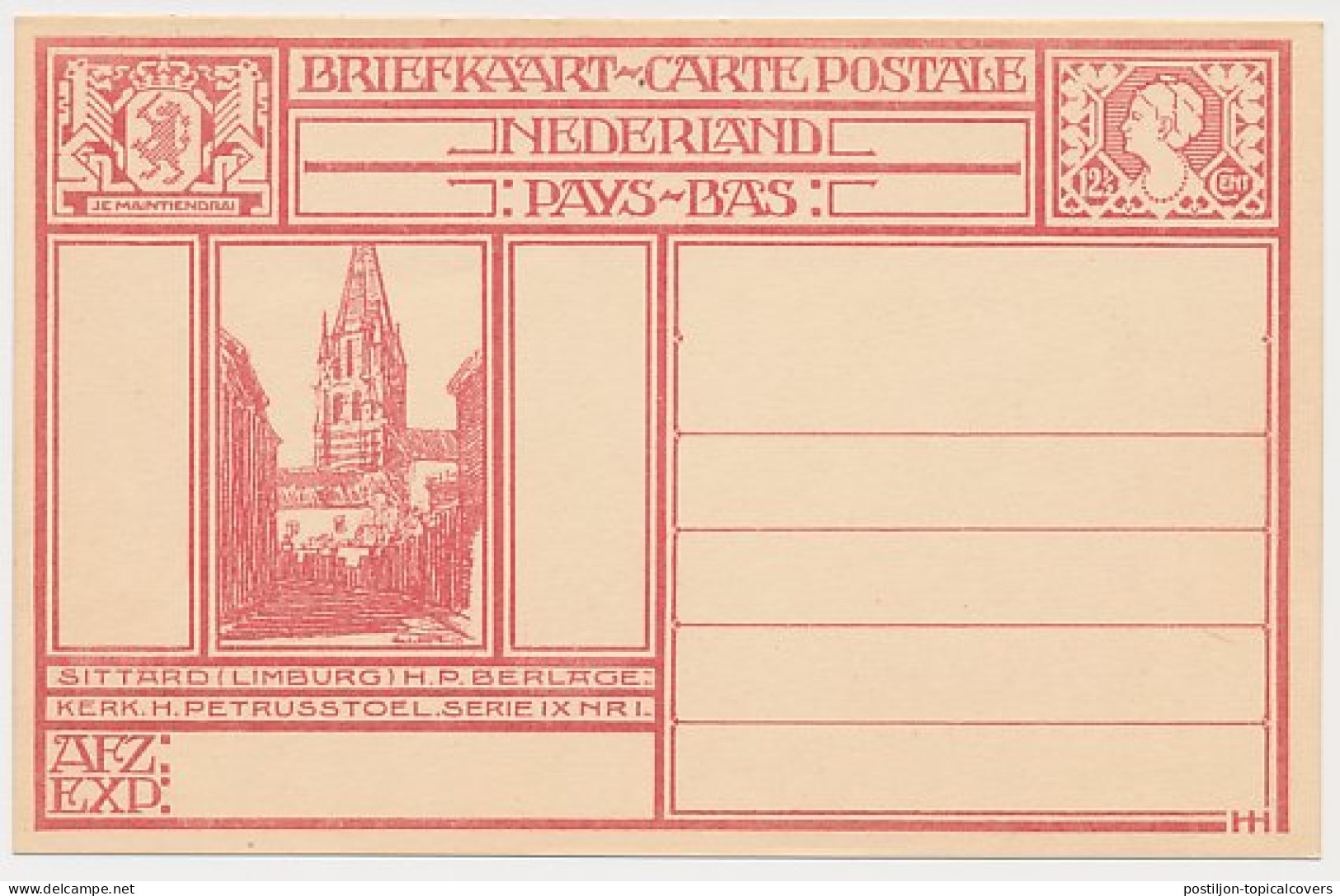 Briefkaart G. 199 N - Sittard - Interi Postali
