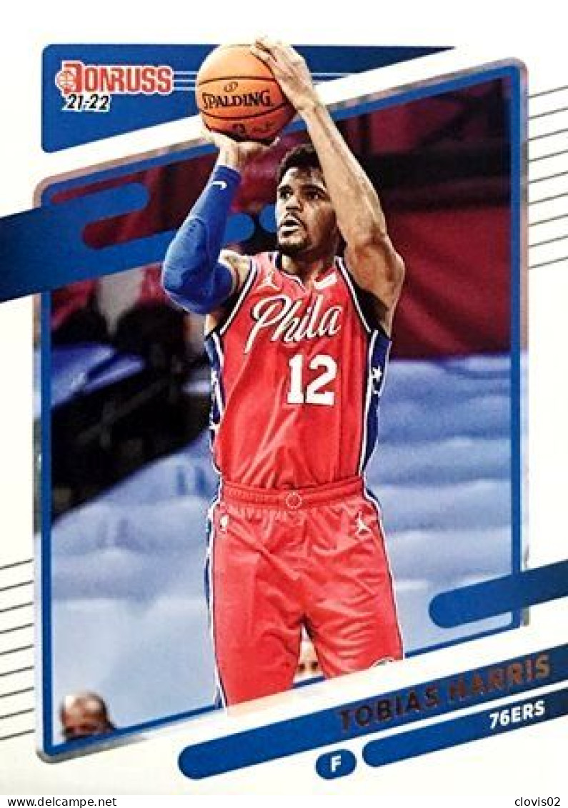 133 Tobias Harris - Philadelphia 76ers - Carte Panini NBA Donruss 2021-2022 - Other & Unclassified