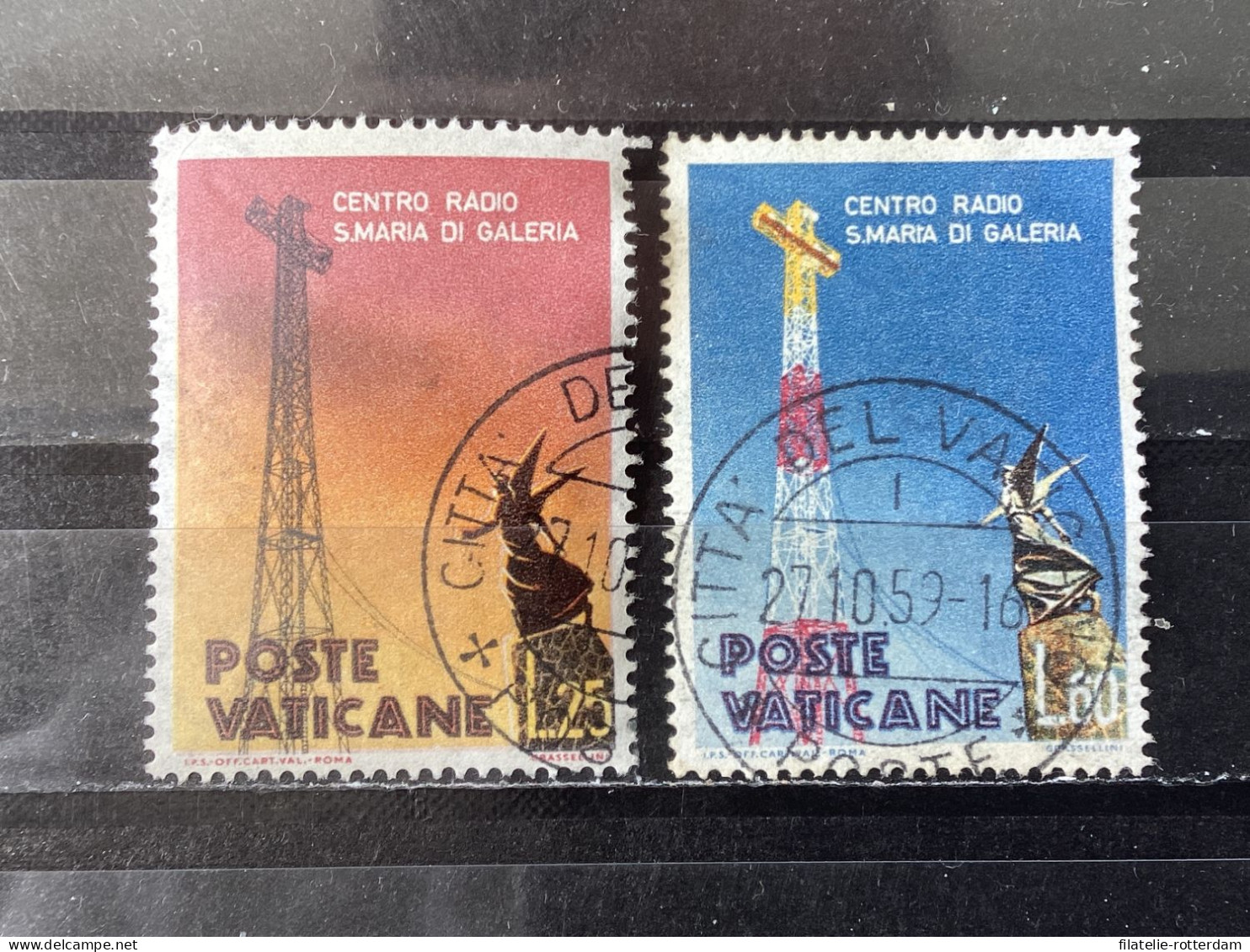 Vatican City / Vaticaanstad - Complete Set Radio Vatican 1959 - Oblitérés