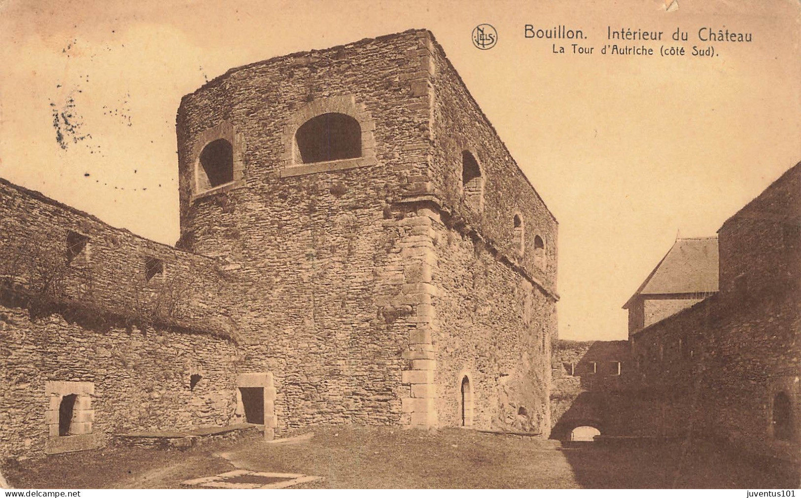 CPA Bouillon-Intérieur Du Château-La Tour D'Autriche-Timbre     L2916 - Bouillon