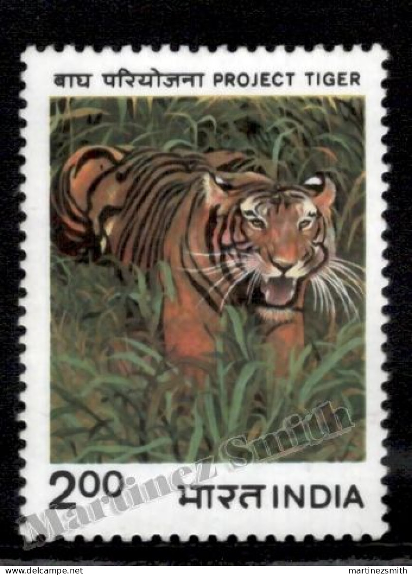 Inde/ India 1983 Yvert 786, Fauna, Project To Protect The Tiger - MNH - Unused Stamps