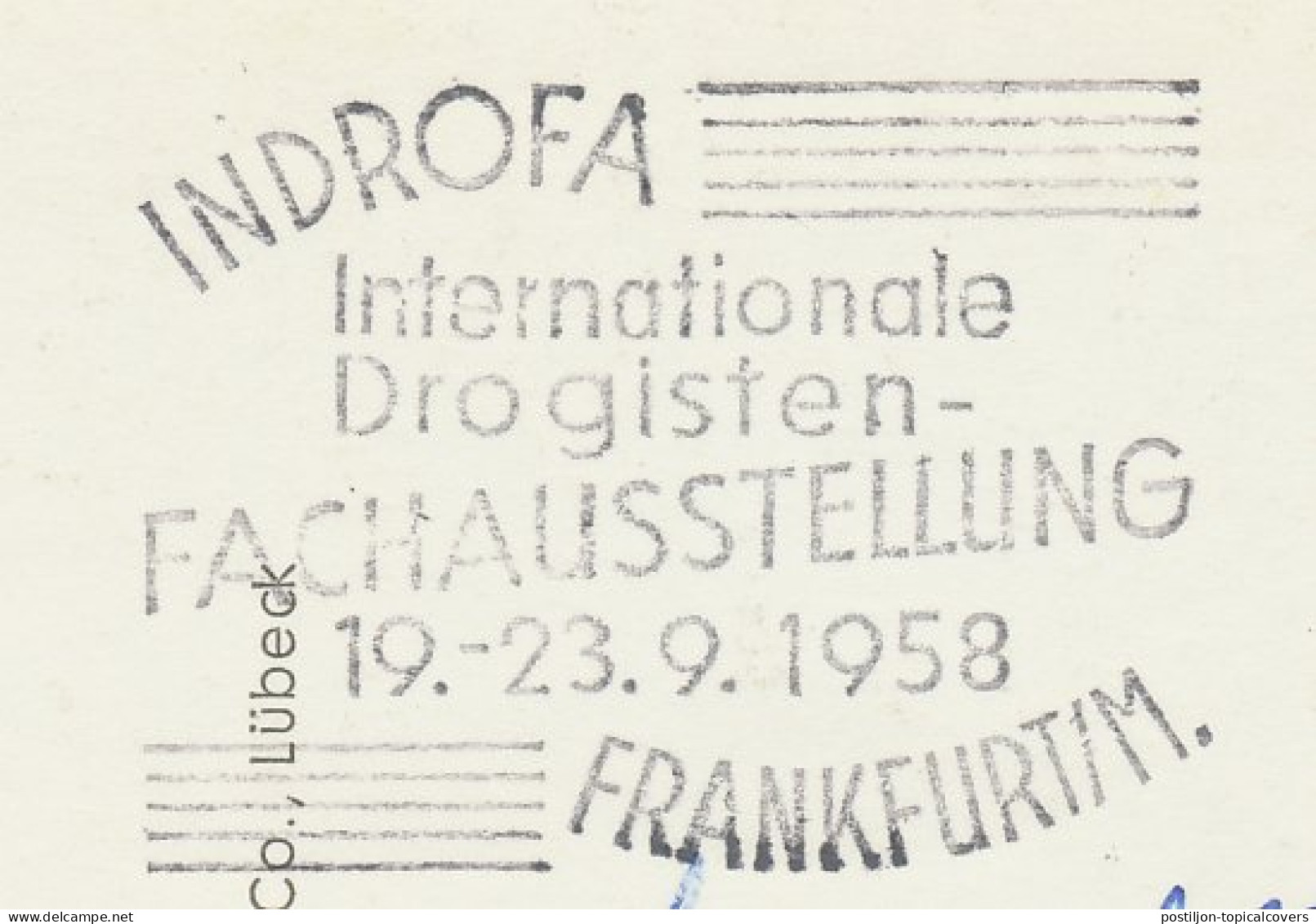 Postcard / Postmark Germany Druggists Exhibition - Sonstige & Ohne Zuordnung