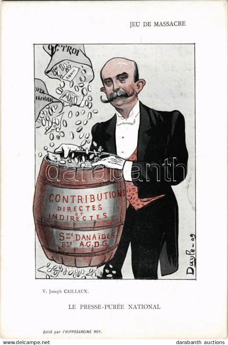 ** T2 Le Presse-Purée National: Jeu De Massacre V. Joseph Caillaux / The Fall Of The Georges Clemenceau Government, Hipp - Unclassified