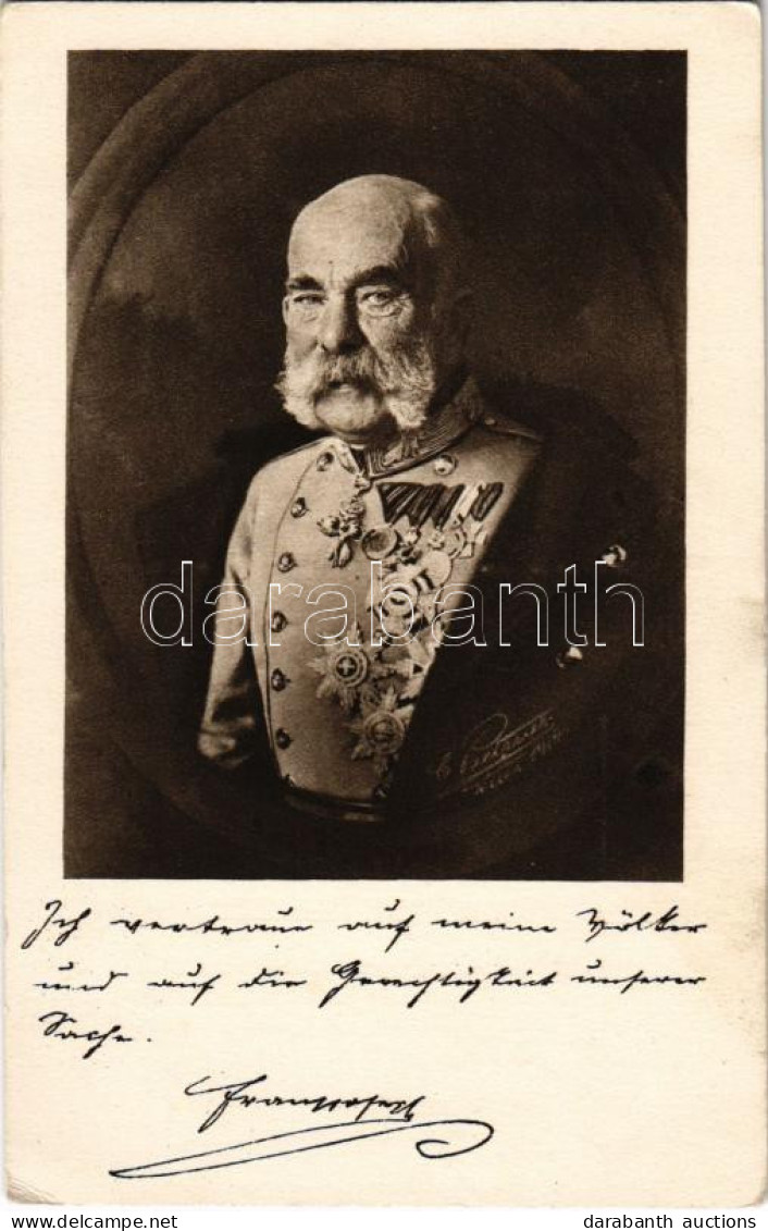 ** T2/T3 Franz Josef I. Auf Befehl Sr. K.u.K. Apost. Majestät Zu Gunsten Der Offiziellen Kriegsfürsorge / I. Ferenc Józs - Non Classés