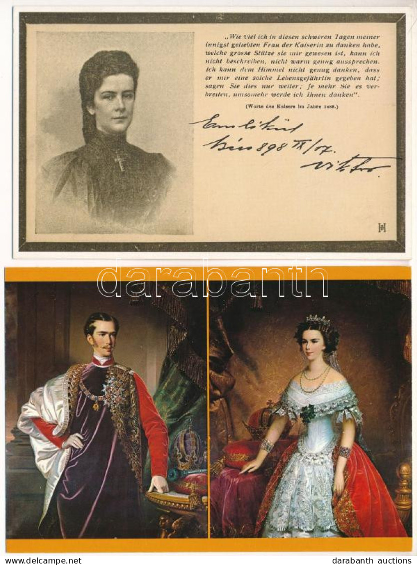 **, * Erzsébet Királyné (Sissy) - 10 Db MODERN Képeslap, Reprint, Fotó / Empress Elisabeth Of Austria - 10 Modern Postca - Ohne Zuordnung