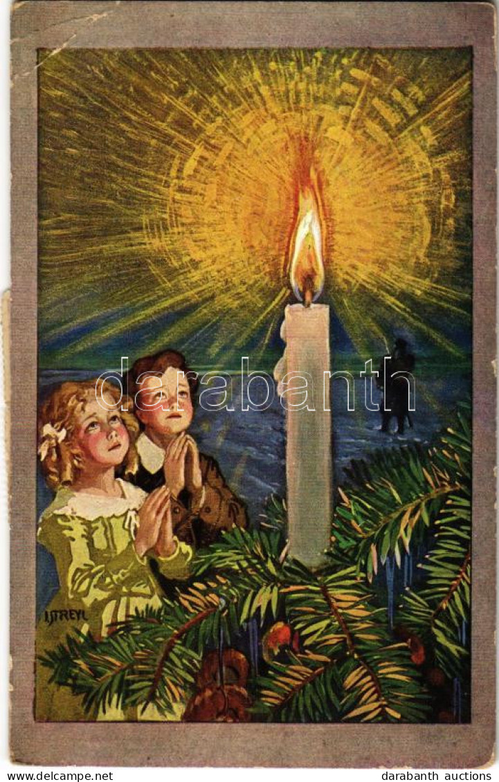 T3 1922 Christmas Greeting Art Postcard. M. Munk Nr. 936. S: Streyl (EB) - Ohne Zuordnung