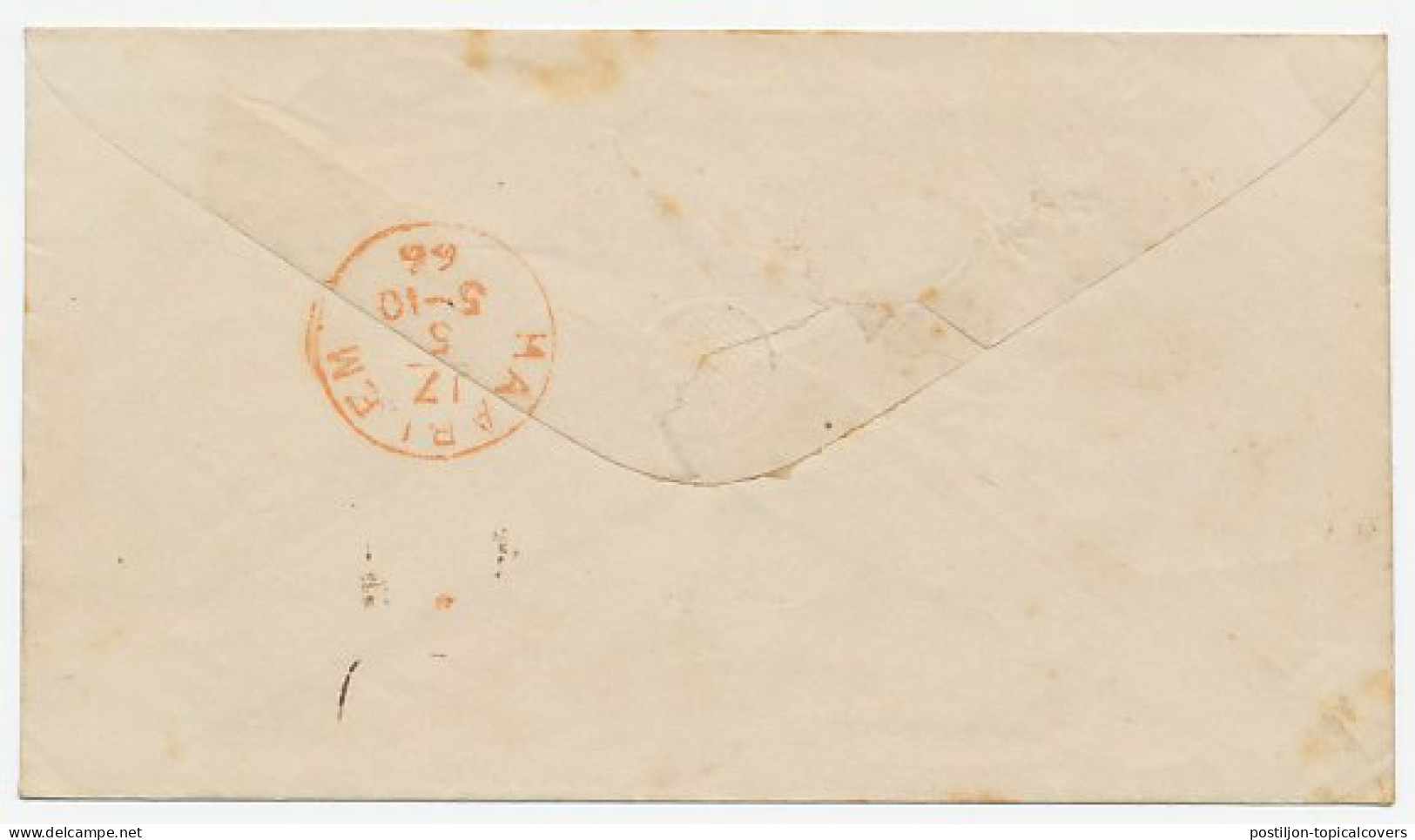 Beverwijk - Haarlem 1866 - ...-1852 Prephilately