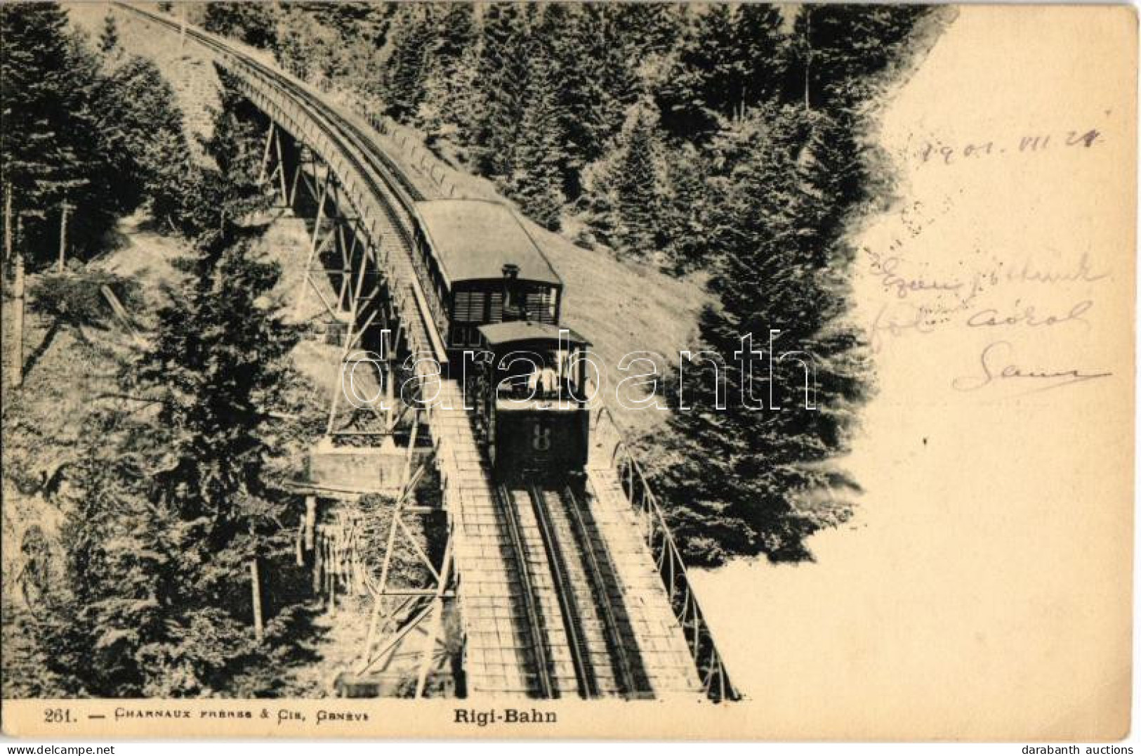 T2/T3 1901 Rigi-Bahn / Swiss Railway, Train (EK) - Ohne Zuordnung