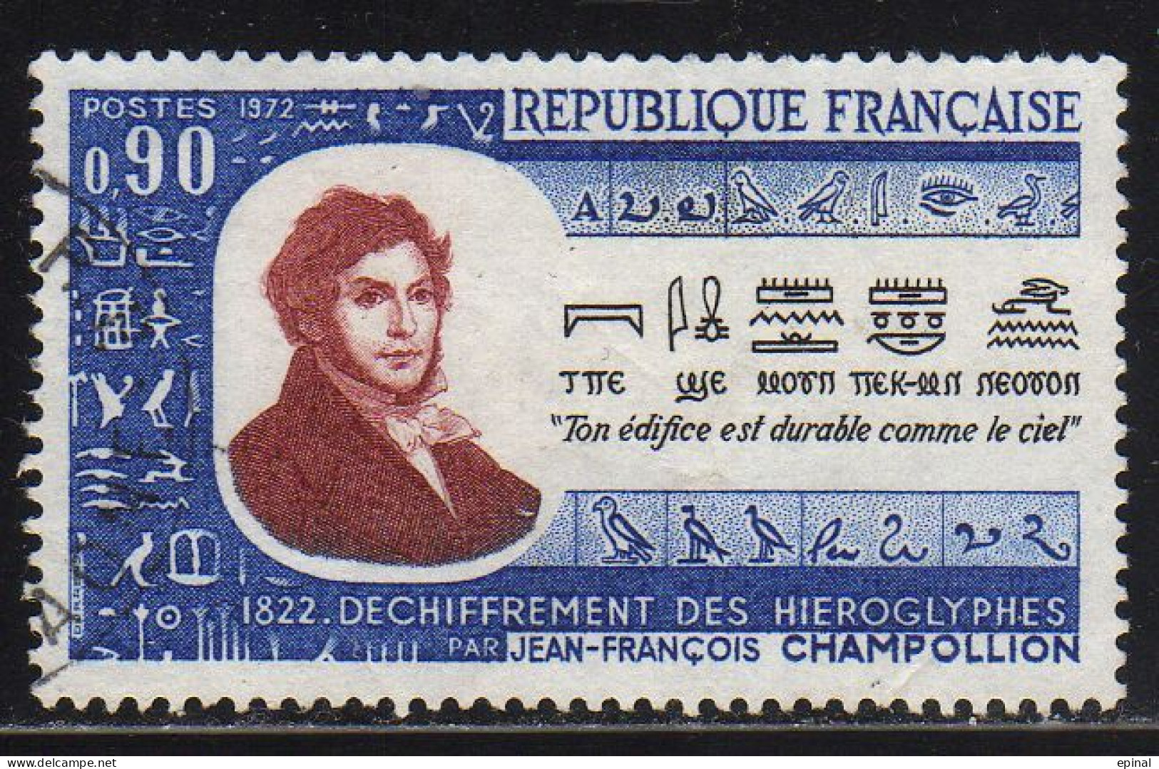 FRANCE : N° 1734 Oblitéré (Jean-François Champollion) - PRIX FIXE - - Used Stamps