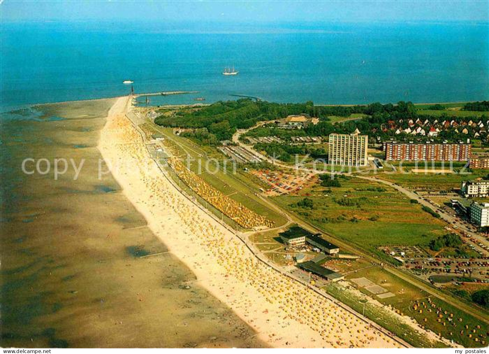 72714544 Doese Strandgebiet Nordseeheilbad Fliegeraufnahme Altenbruch - Cuxhaven