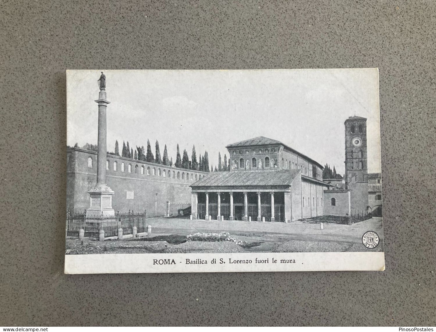 Roma - Basilica Di San Lorenzo Fuori Le Mura Carte Postale Postcard - Autres Monuments, édifices