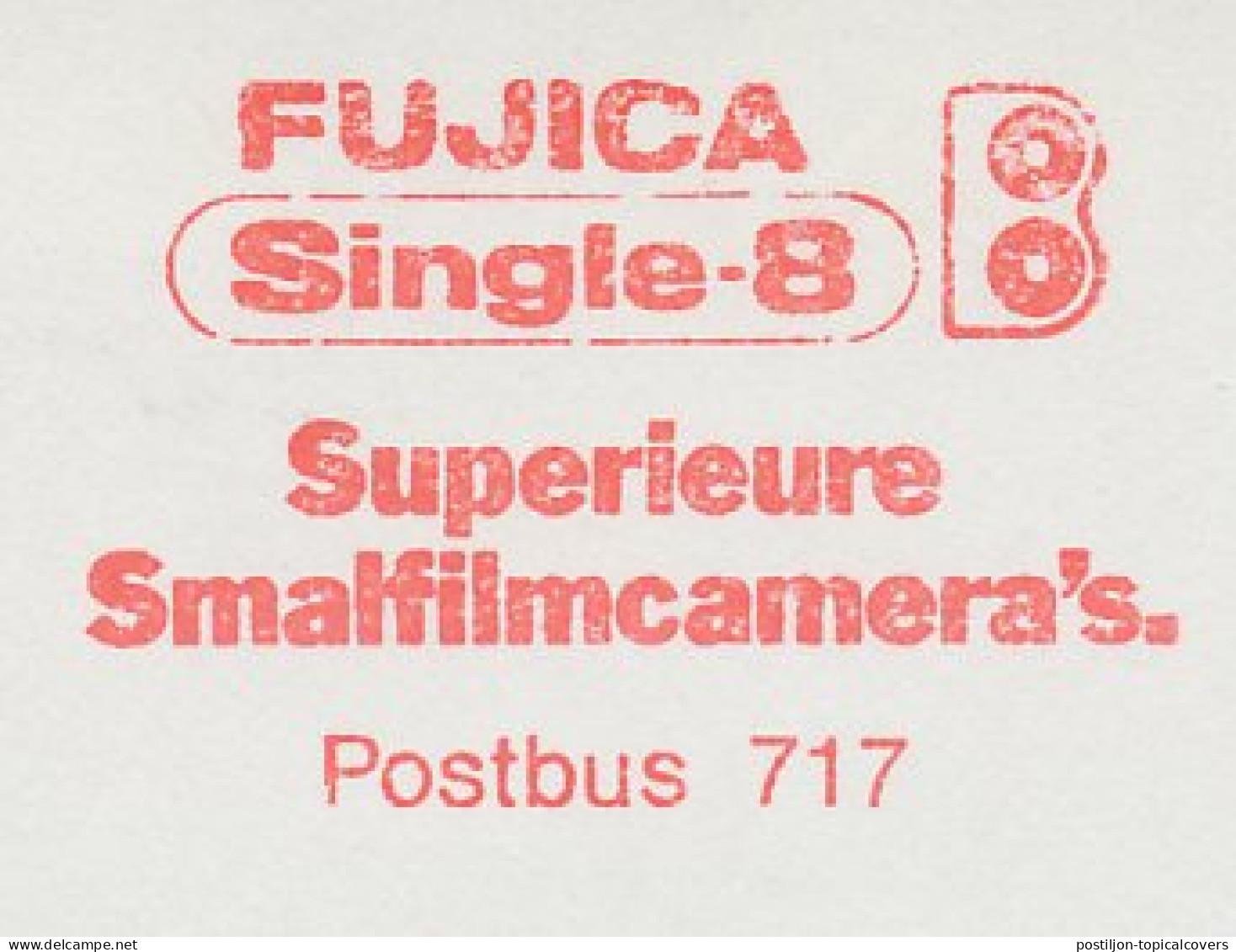 Meter Cut Netherlands 1983 Smallfilm Camera - Fujica Single 8 - Cinéma