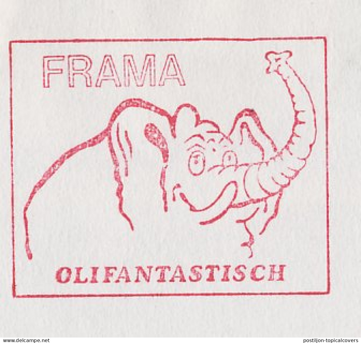 Meter Cover Netherlands 1992 - Frama 6719 Elephant - Frama - Gorinchem - Altri & Non Classificati