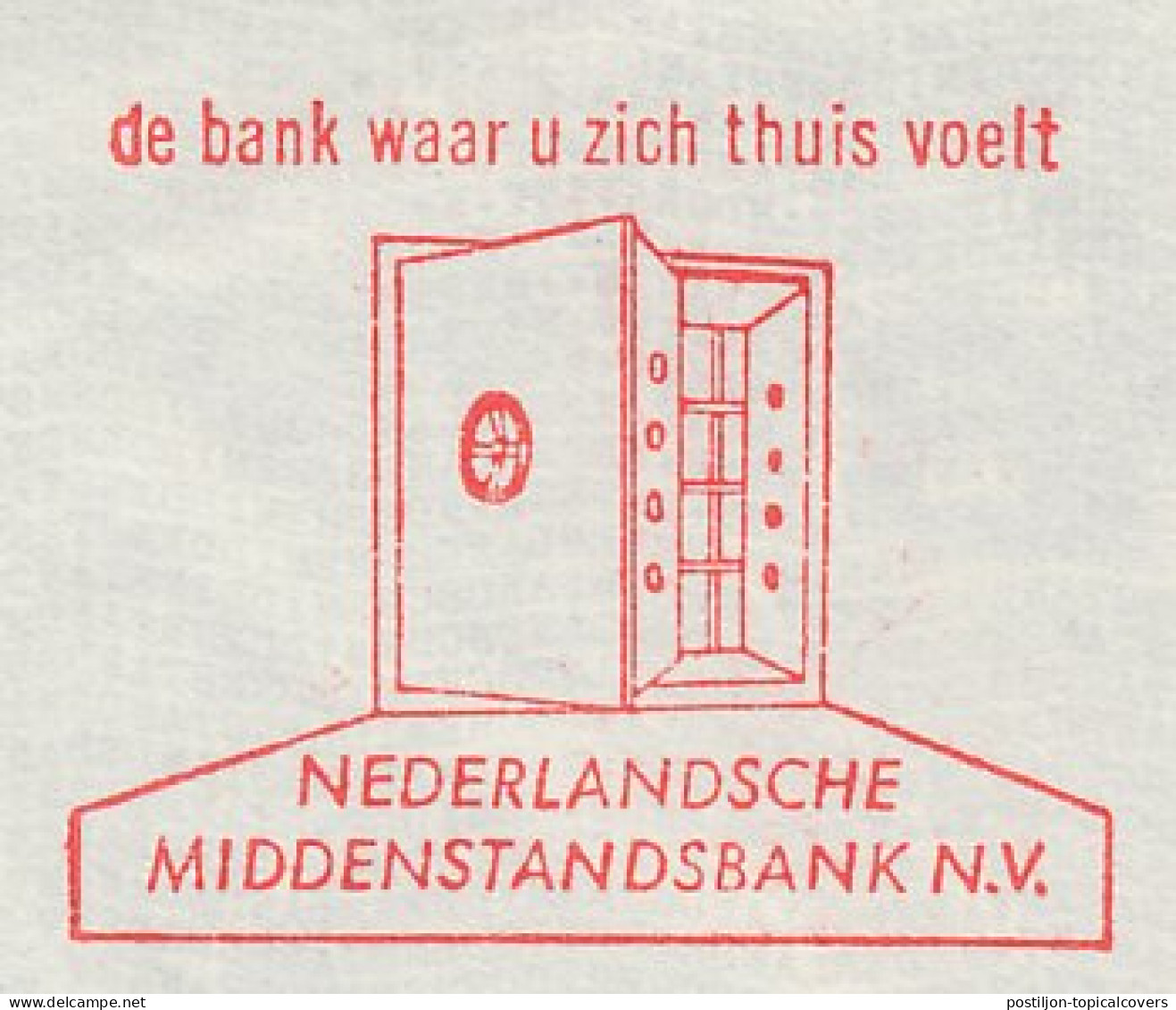 Meter Cover Netherlands 1970 Safe - Bank - Bunnik - Unclassified