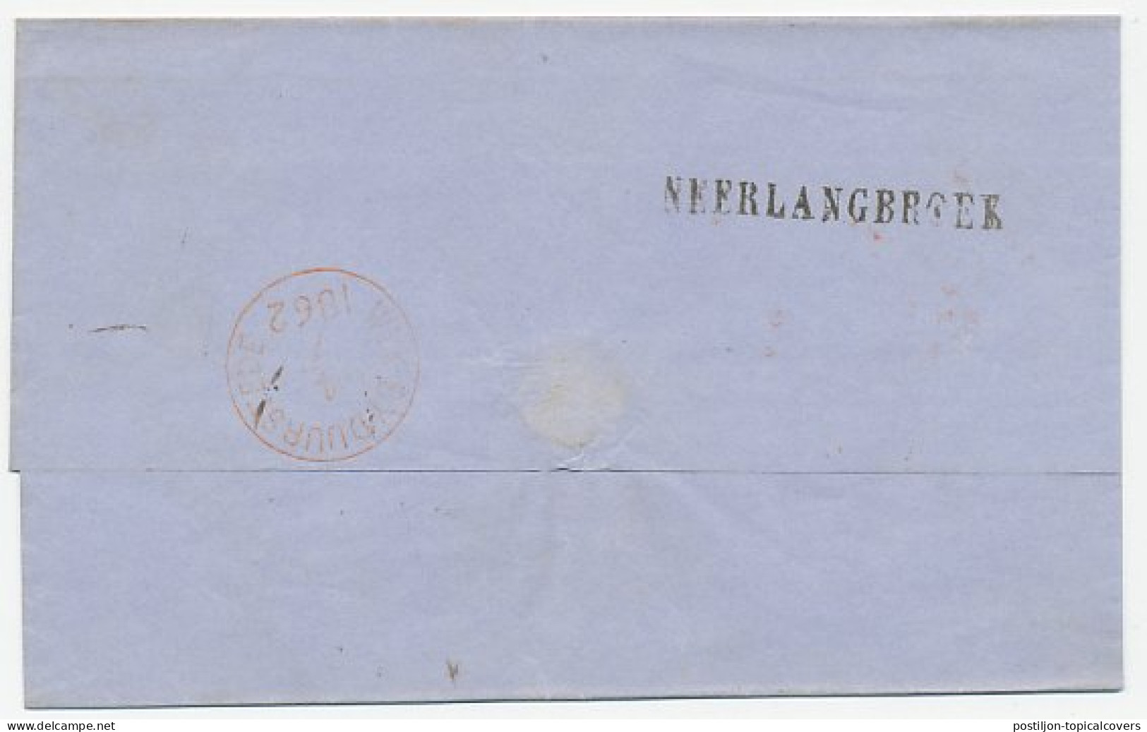 Naamstempel Neerlangbroek 1862 - Brieven En Documenten